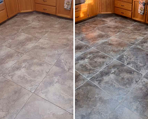 Floor Restored by Our Tile and Grout Cleaners in Washougal, WA