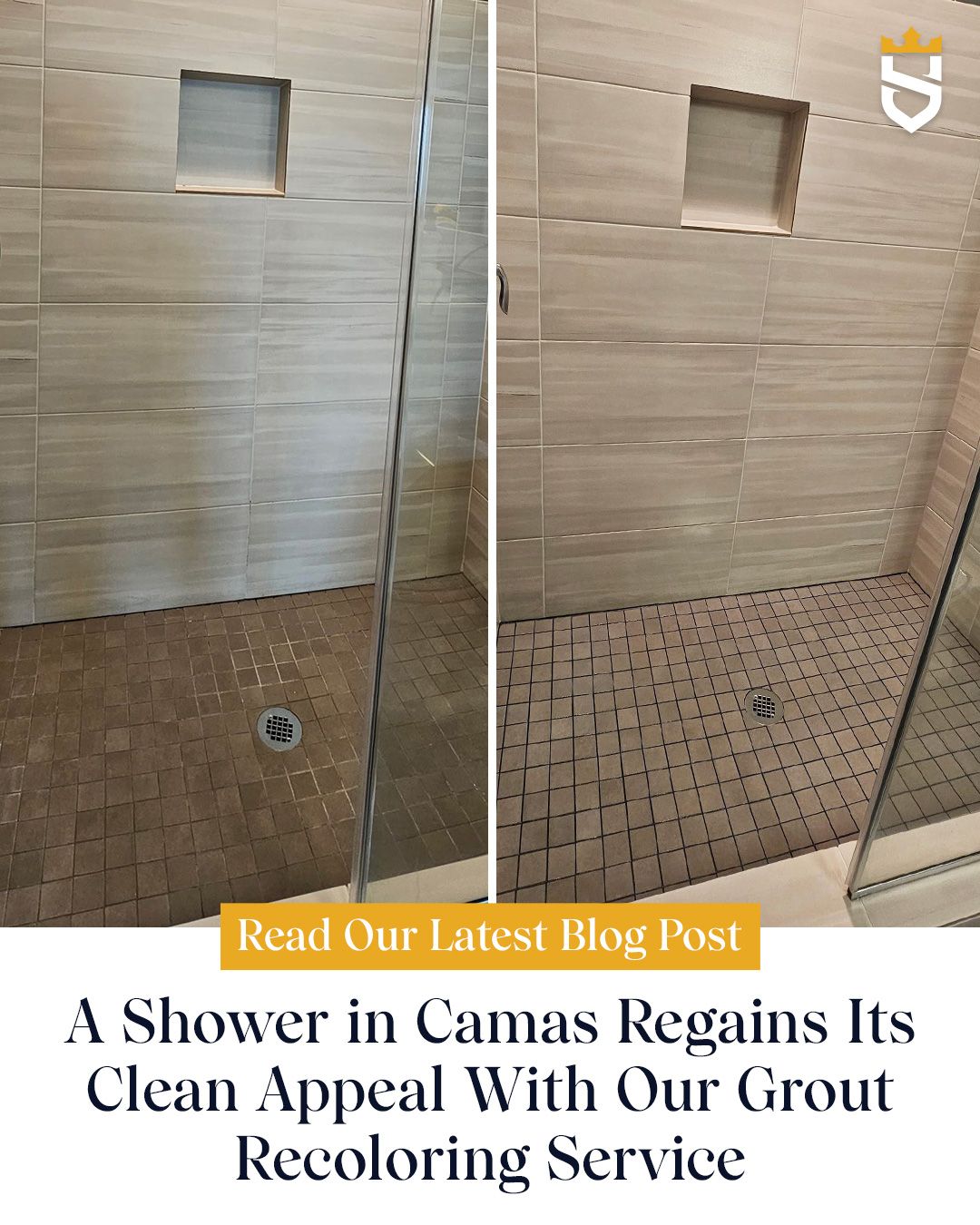 A Shower in Camas Regains Its Clean Appeal With Our Grout Recoloring Service