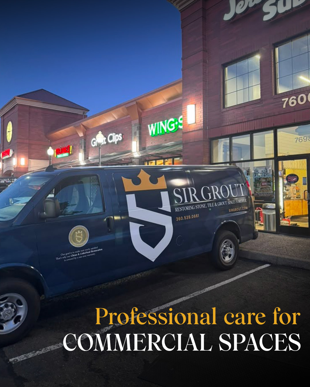 Professional care for commercial spaces